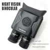 Jumelles de vision nocturne BekinTek Lunettes de télescope Appareil de chasse infrarouge Distance d'observation de 500 m dans l'obscurité complète Optique 5x Zoom numérique 8x Batterie rechargeable intégrée