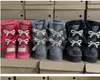 Frauenfell einteilige Diamantstiefel Frauen Winter Schneestiefel Fashion Australien Klassiker Kurzschuhe Stiefel Knie Knie Bow Girl Mini Bailey Schuhe