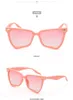 새 고양이 선글라스 여성 럭셔리 디자이너 프레임 투명 그라디언트 태양 안경 여성 Oculos De Sol Feminino 10pcs 9 색