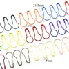 100/300/600 PC / Pack Safety Pins Metal Clips Knitting Stitch marker Tag Gourd Shape Pin Mix och Colors DIY Syverktyg