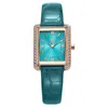 SK Brand Quartz Watch CWP Modern Edgearment Wathes Watches Watches Watches 23*29mm Square Dial Diamond Diamond Wristwaches