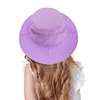 赤ちゃん男の子の女の子の帽子の太陽の保護通気性網の水着ソリッドカラー子供日焼け止め屋外キャップアンチ紫外線漁師の帽子8色