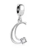 Lettera di fascino classico AZ Crystal Crystal Mitch Fit Charms Argento Braccialetti originali in argento collane fai -da -te Gioielli 32691142129822