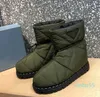 Botas de alta calidad para hombres y mujeres, moda de camuflaje, tela impermeable, espacio de algodón, bota cálida de invierno, fondo plano suave y cómodo