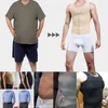 Camisa de compressão forte do corpo dos homens para esconder o shaper Shaper Slimmation Fit Slimt Slim Corset para homens