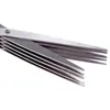 أدوات الطبخ الفولاذ المقاوم للصدأ أدوات المطبخ مقصات سكاكين 5 طبقات السوشي البصل توابل GF565