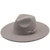 Fedoras in Bulk Felt Fedora Hats 여성 대형 빅 브림 캡 남성 남성 탑 공식 모자 여성 남성 재즈 파나마 모자 남성 여성 겨울 패션 액세서리 도매 9cm