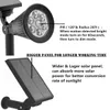 4W Solar 6 LED PIR Motion Sensor Flood Light Outdoor Landscape Lamp per Prato Giardino