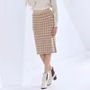 Płatna spódnica dla kobiet Wysoka talia Hit Kolor Linia Luźna Oversized Eleganckie Midi Spódnice Kobiet Clothing Fashion 210521