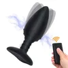 Electric Shock Anal Vibrator/Dilator Anal Plug Remote Control Buttplug Dildo Sex Toys For A Couple Intimate Goods Masturbator Y201118