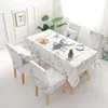 Table Cloth Home Rectangle Square Waterproof Oliproof Anti-Scald Chair Cover For El Dining Set