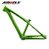 Airwolf 26er Carbon Fiber MTB Cykelramar 14inch Mountainbike Ram för kvinnor Barn Barn Bikes Frameset 135 * 9mm BB92 Anpassad färg