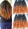 8 packar fulla huvud två ton marley flätor syntetiska hårförlängningar svart brun ombre kinky twist flätning snabb express leverans