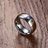 Anneaux de mariage Bague en carbure de tungstène en cristal pour hommes, bande d'incrustation en bois, bijoux classiques à la mode 6810578