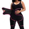 Nylon neopreen sauna taille trainer firma corset zweetriem voor vrouwen dij trimmer shaper butt lifter shapewear workout fitness riem bodyfit