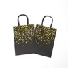 Bronzing Kraft Paper Bag Tote Bag Gift Wrap Fashion Printing Holiday Gifts Packaging Storage Bags