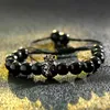 Beaded Strands Classic Crown Lion Bracelet Men Fashion Tiger Eye Natural Stone Handmade Charm For Women Jewelry Pulsera Hombre Fawn22