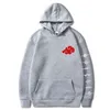 일본 애니메이션 akatsuki hoodies 남성 여성 Unisex Fashion 힙합 하라주 쿠 새로운 고품질 남자 후드 드롭애선 스웨트 셔츠 x220214