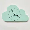 Other Clocks & Accessories Nordic Wooden Cloud Shape Wall Clock Diy Quartz Watch Still Life Modern Home Decoration Teen Kids Room Decor Supp