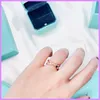 2021 New Fashion Women Overlapping Ring Luxury Designer Jewelry With Dimond Casual Ladies Rings S925 Sterling Silver Rose Gold D2110157F