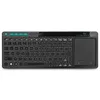 Wireless Multimedia English Russian Spanish Hebrew Keyboard 3-LED Color Backlit with Multi-Touch for TV Box,PC