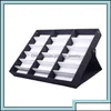 عرض تعبئة المجوهرات الأخرى الأزياء نظارات Sunglass Sunglass Trames Tray BK Price Date Storage Case Fox for Eyeglass 18pcs