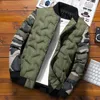 Herren Winterjacken und Mäntel Oberbekleidung Kleidung Camouflage Bomberjacke Herren Windjacke Dicke warme männliche Parkas Militär 211008