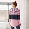 Spring Women Hoodies Toppar Patchwork Print Pullover Långärmad Hoody Casual Högkvalitativa Sweatshirts 210728