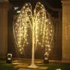 USB 1.5m 210 LED Willow Árvore RGB Árvore de Salgueiro Iluminado com Garland String Light para Festa de Natal Festa Jardim Decor