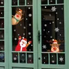 Adesivos de Parede 2021 Feliz Natal Decorações para Casa Vidro Ano Decalques Decalação Murais