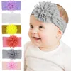 Baby Mädchen Kinder Blumen Stirnband Breite Elastische Kopfbänder Haarbänder Für Mädchen Säugling Kleinkind Turban Haar Zubehör Foto Requisiten