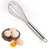 Roestvrijstalen ballondraad Whisk Tools Blending Whisking Beating Roeren Egg Beatter Duurzame 4 Maten 6-inch / 8-inch / 10-inch / 12-inch hand