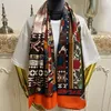 Women's square scarf scarves good quality 100% twill silk material classic design pint pattern size 130cm- 130cm