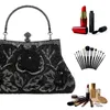 Elegant frame dames formele kralen avondtortingen en handtassen bruids pailletten clutch tas cocktail party pluffel tassen256m