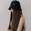 Wig Womens Natural & Fluffy Korean Style Hairstyle Trend Internet Famous Hat One Long Straight Hair