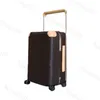 Designer rese resväskor bagage mode män kvinnor rullande stamväska blommor bokstäver tryck bagage vagn vall spinnar universal hjul
