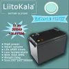 Liitokala 12V 300AH LifePo4 Batteripaket BMS Litium Power Batterier 4000 cykler för 12,8V RV-campare Golfvagn off-road off-grid solvinden