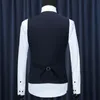 Coletes masculinos Moda dos homens da cintura cor de cor sólida V de pescoço botões sem mangas blazer de tamanho de jaqueta de negócios formal phin22