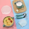 Creative Stainless Steel Tableware Gift Box Opening Gift Promotion Children's Tableware Set Household Bowl Cup Fork Spoon Set G1210