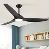 Inch Big Size Fans Ceiling Light 24W Lamp For Living Room 3 Color Change Variable Copper DC Motor