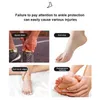 Ankle Support Brace Compression Sleeve Elastic Breathable Orthosis Protect Weights For Sports Football Running Gym Bandage