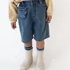 MILANCEL Pantaloncini estivi per ragazzi Denim Pantaloni larghi per bambini Solidi vestiti elastici per bambini 210723