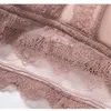レースブラレットセットワイヤレスブラジャーアンダーウェア女性セットU Sheed Sexy Intimates Lingerie Feminina Women Lingere Bra Brief Sets Q0705