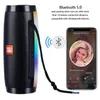 Portable Bluetooth Speaker Wireless Bass Column Waterproof Outdoor USB Speakers Support AUX TF Subwoofer LED altavoz