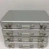 Visitkortsinnehavare Filer Organizer Portable Mini Aluminium Safe Väska Väskor Väska 4579 Q2