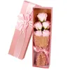 Декоративные цветы венки венки роз мыло цветочная коробка подарочная коробка валентинки подарки свадьба для домашней творческой ванной 262a