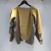 Dames Sweaters [EWQ] 2021 Vrouwen Herfst Winter Khaki Gebreide Patchwork Geruit Oversized Elegante Mode Tops Vrouwelijke Tij 16E4074