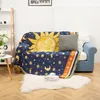 Sun Moon Star Nordic Sofa Handduk Blanket Hem Dammskyddad Sofa Skydd Tjockt Kasta Täck Trådlös Office Travel Car Manta