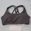 Diseñador de moda ropa de yoga Energy Women Sports Sports Cross Cross Bra Sexy Silicone Cotton Pad4548853