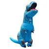 Halloween тема костюм реалистичные динозавры надувная одежда праздник шоу вечеринка Рождество валентина 9 стилей для взрослых и детей
